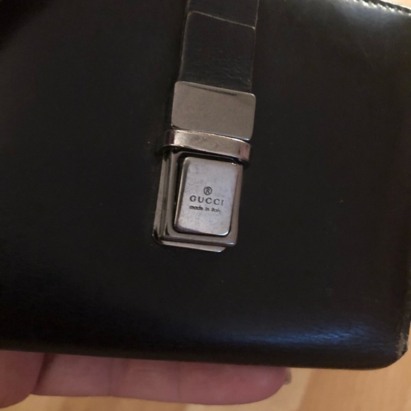 Authentic GUCCI unisex Jackie O leather wallet - Picture 4 of 11